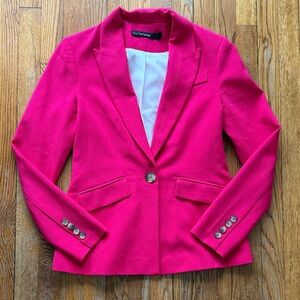 Iris Setlakwe Fuchsia Blazer jacket button Canada size 4 pink